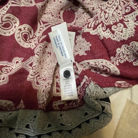 Lucky Brand Paisley Bandana Print Top – Small - Picture 6 of 7